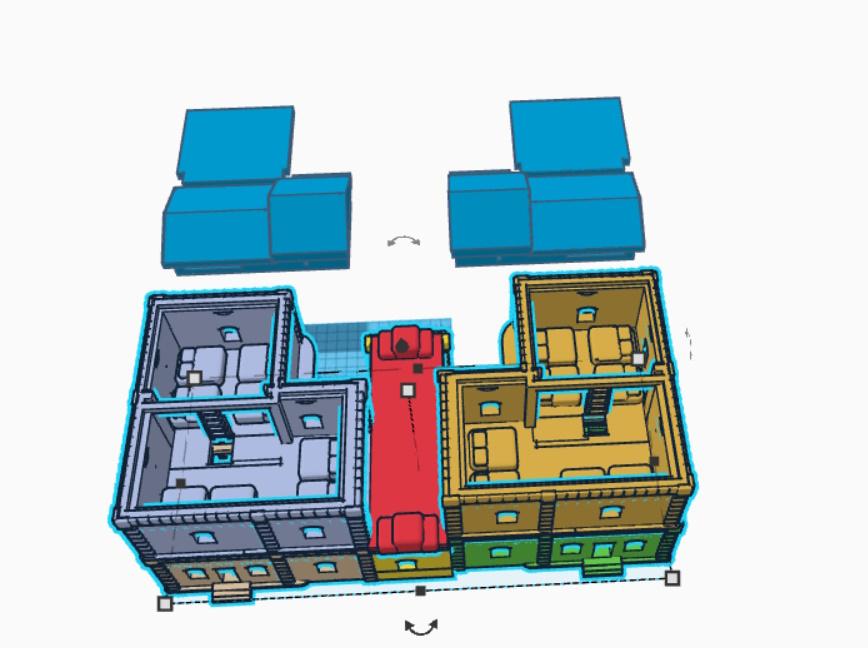 Village Inn 3d model