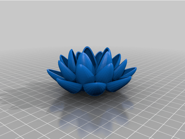 MTG Black Lotus Flower Display Piece - Magic The Gathering Desk Toy 3d model