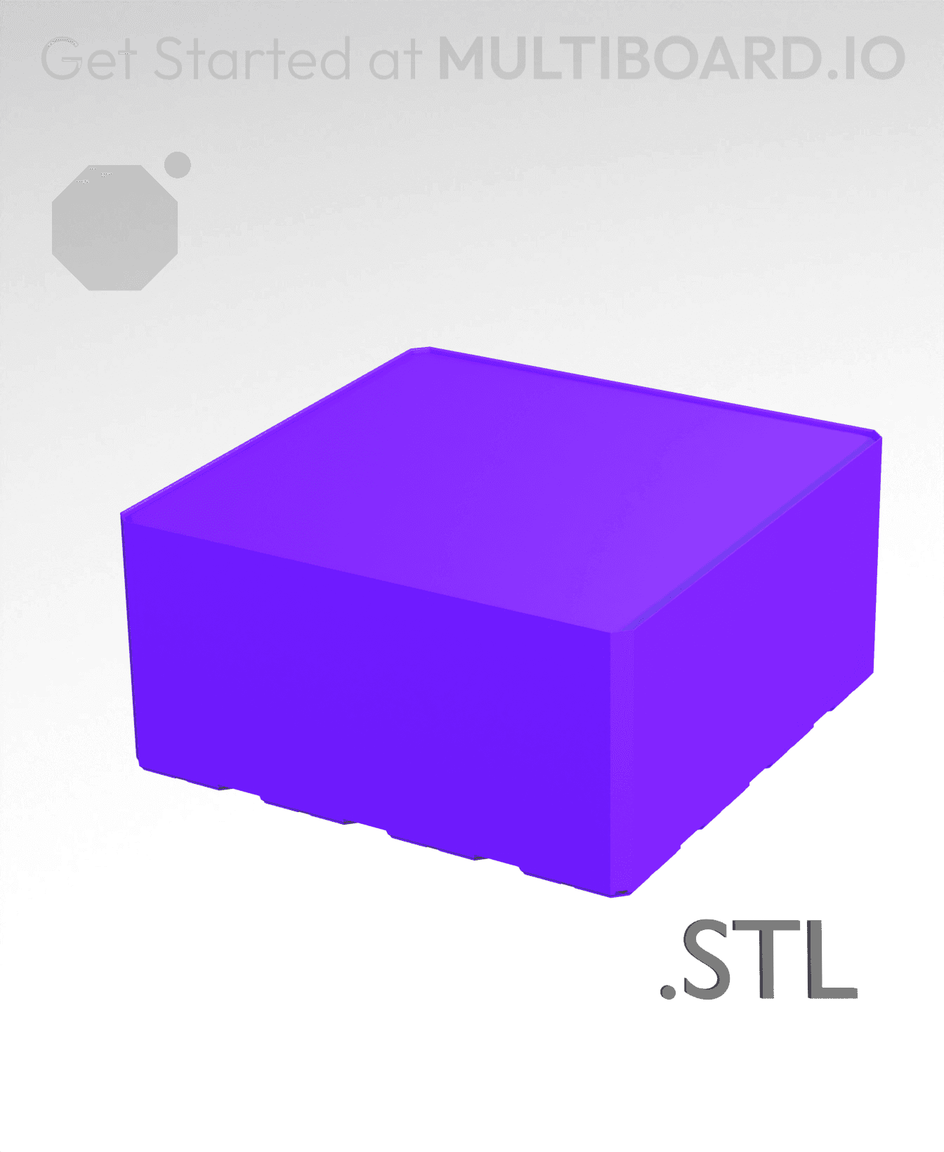 4x4x2 - Multibin Insert - STL Remixing File 3d model