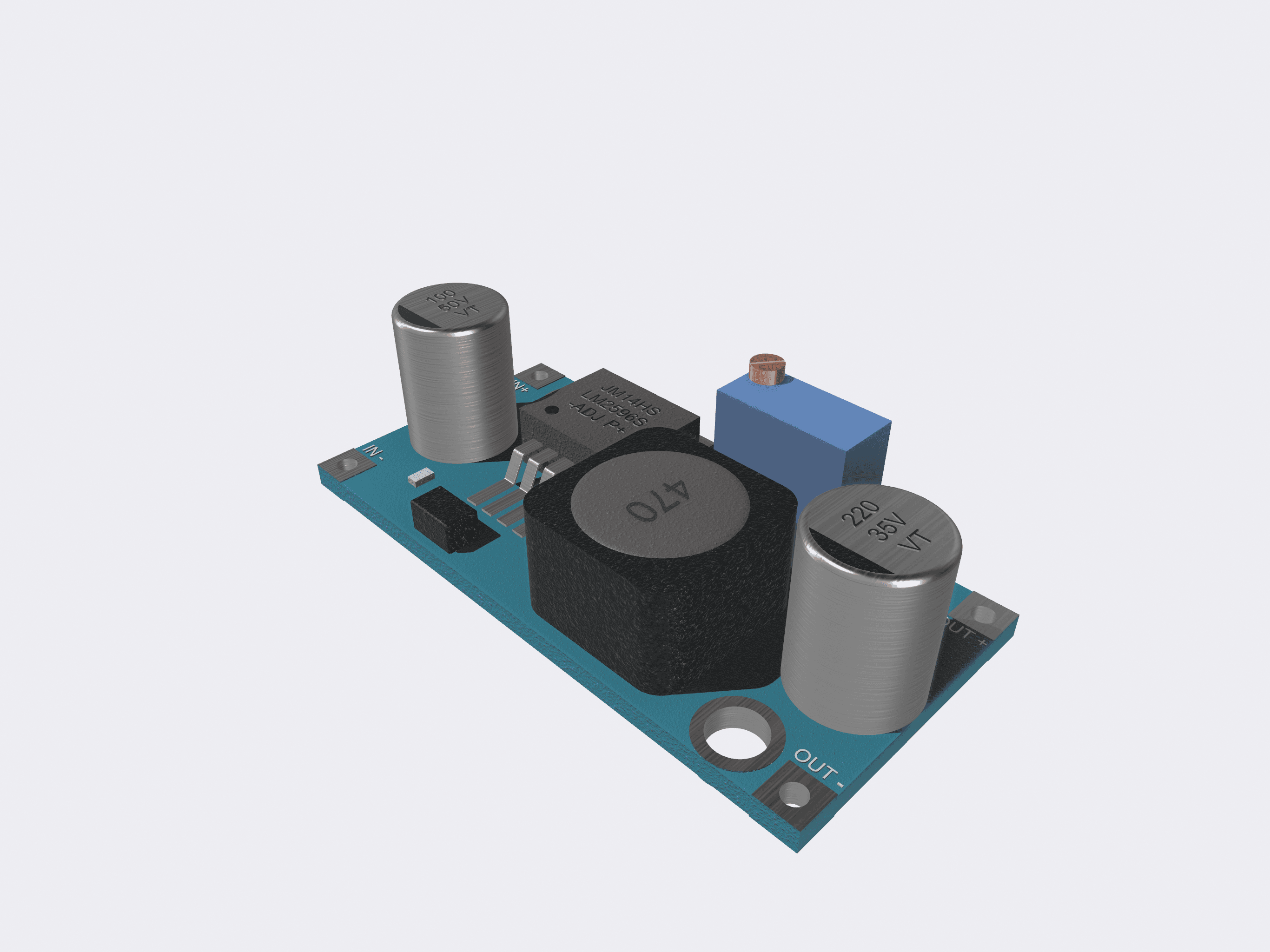 Buck Converter 3d model