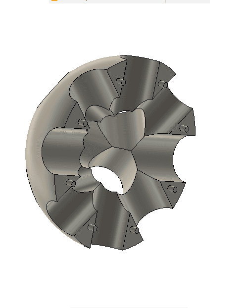 25mm pipe ball fitting haf1.obj 3d model