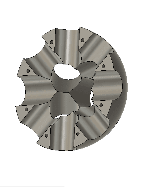 25mm pipe ball fitting haf1.obj 3d model