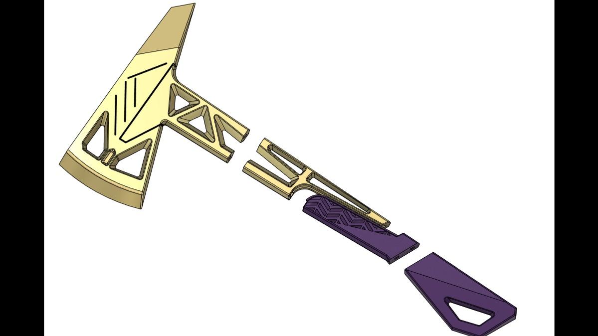 Valorant Prime Axe 3d model