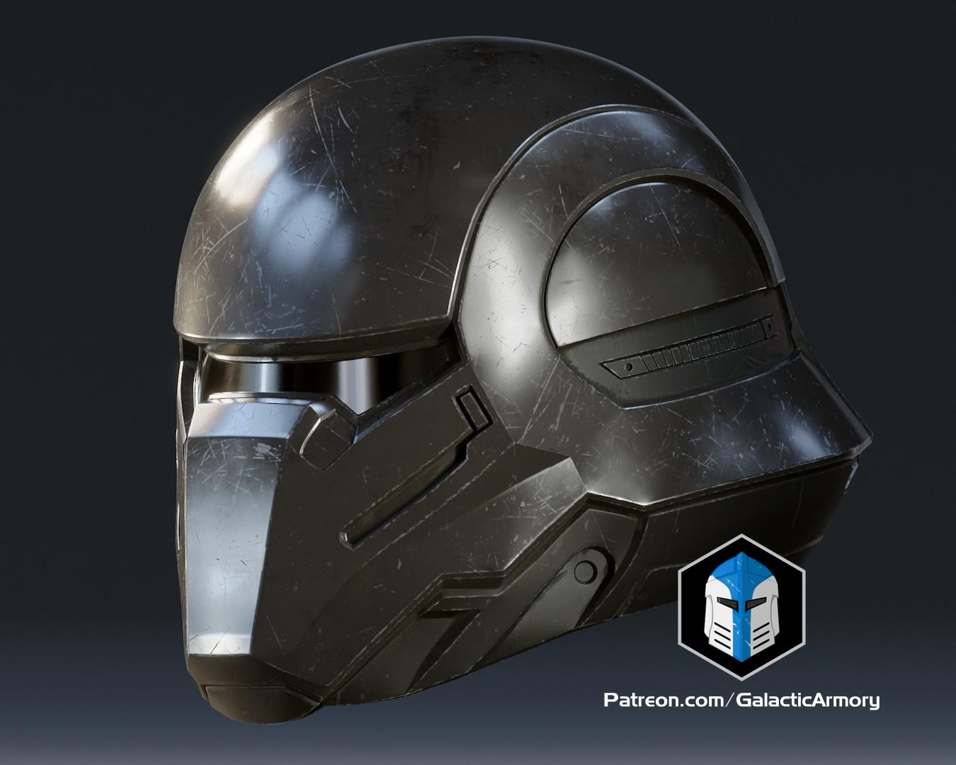 Helldivers 2 Helmet - Exterminator - 3D Print Files 3d model