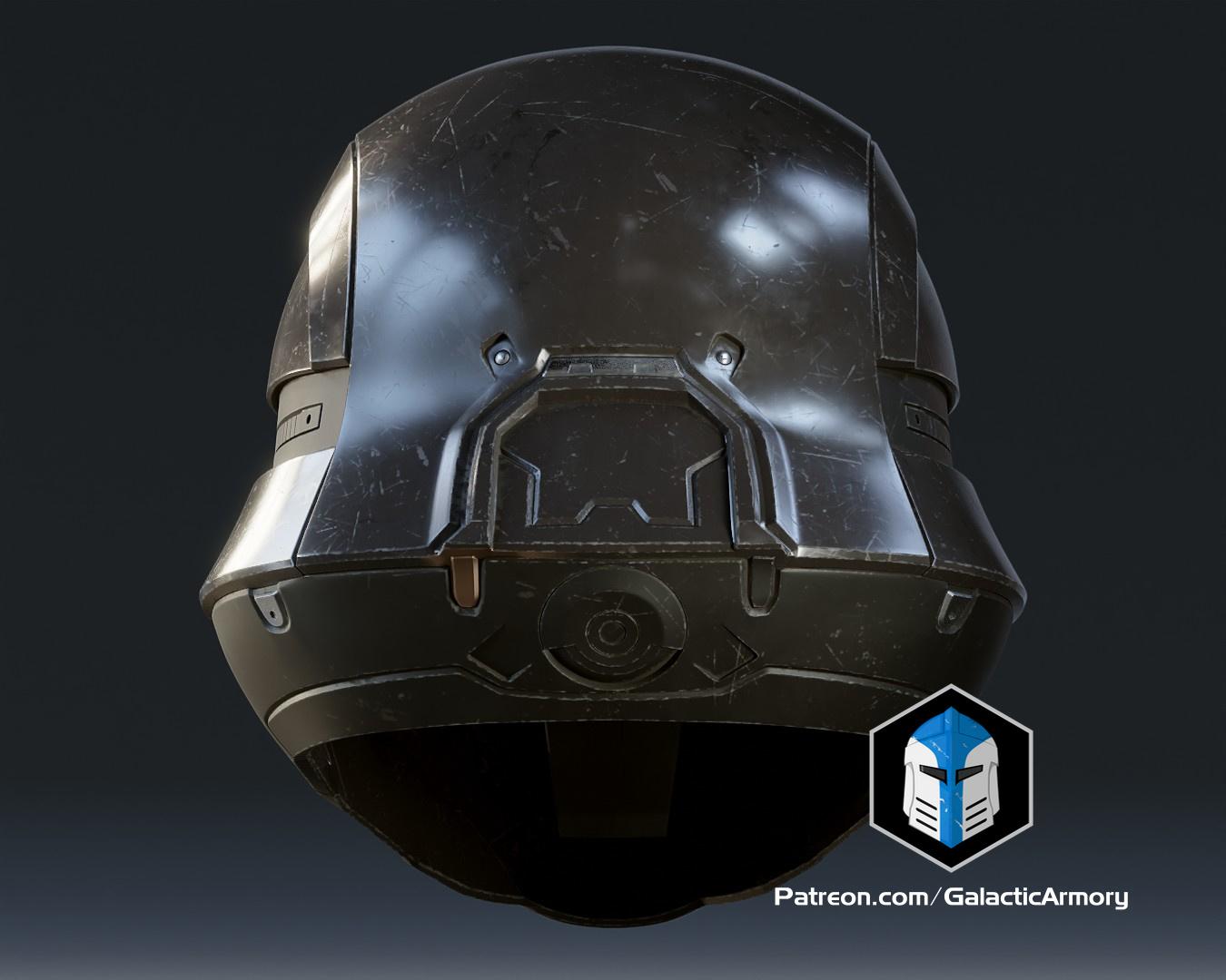 Helldivers 2 Helmet - Exterminator - 3D Print Files 3d model