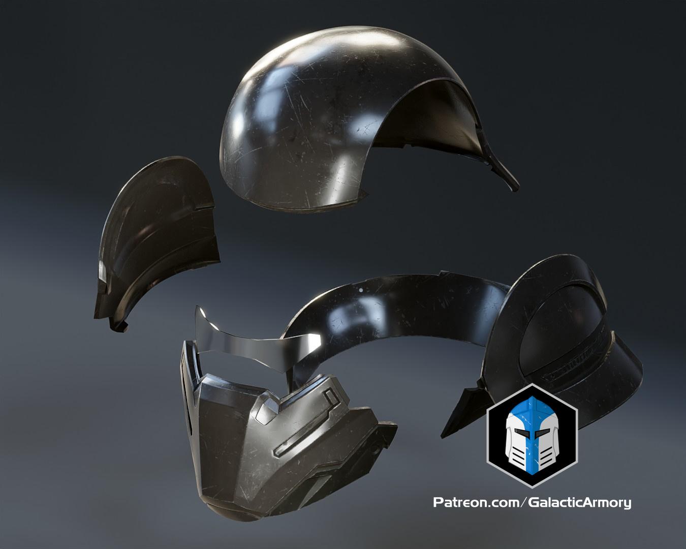 Helldivers 2 Helmet - Exterminator - 3D Print Files 3d model