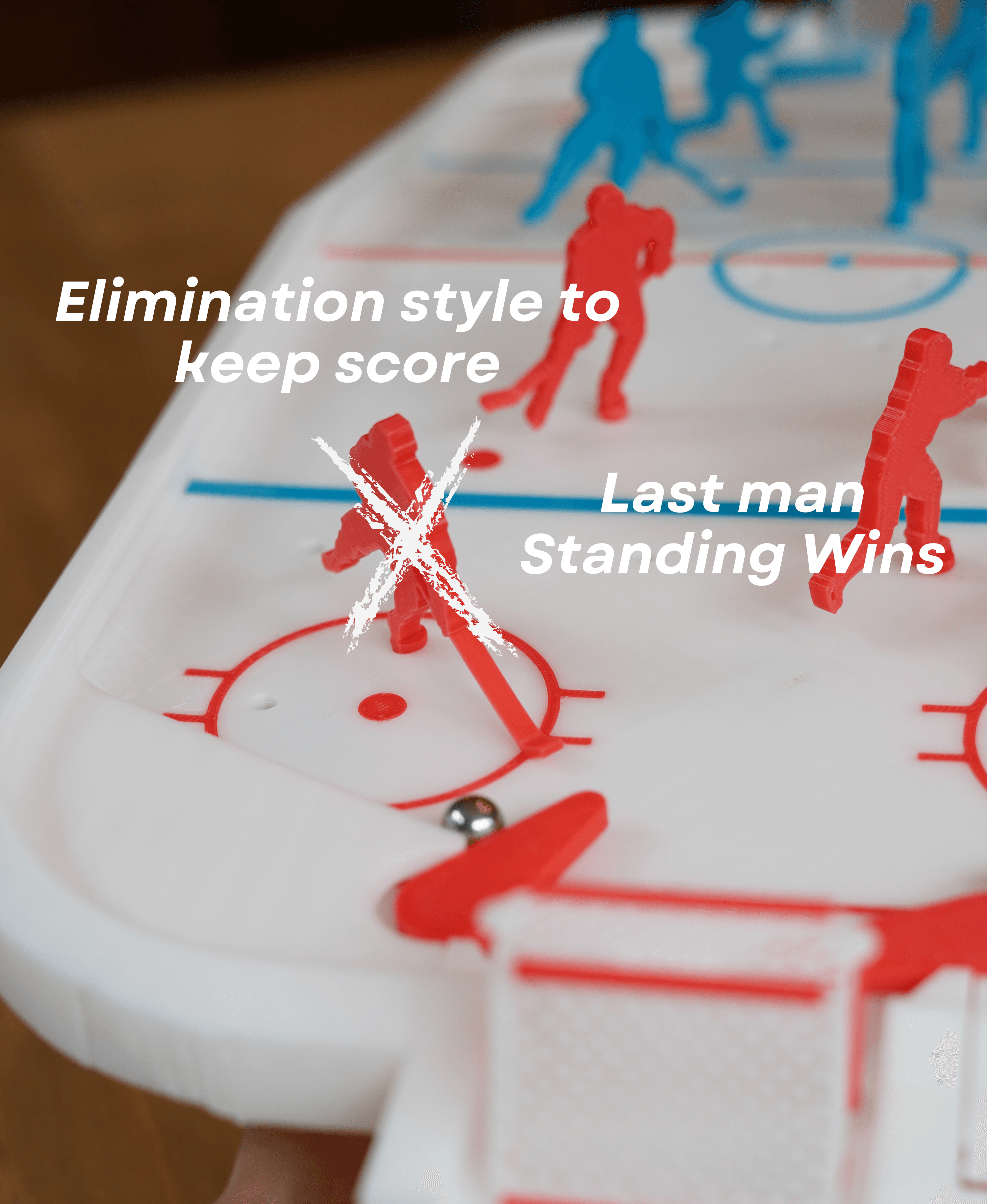 Desktop Hockey 3d model