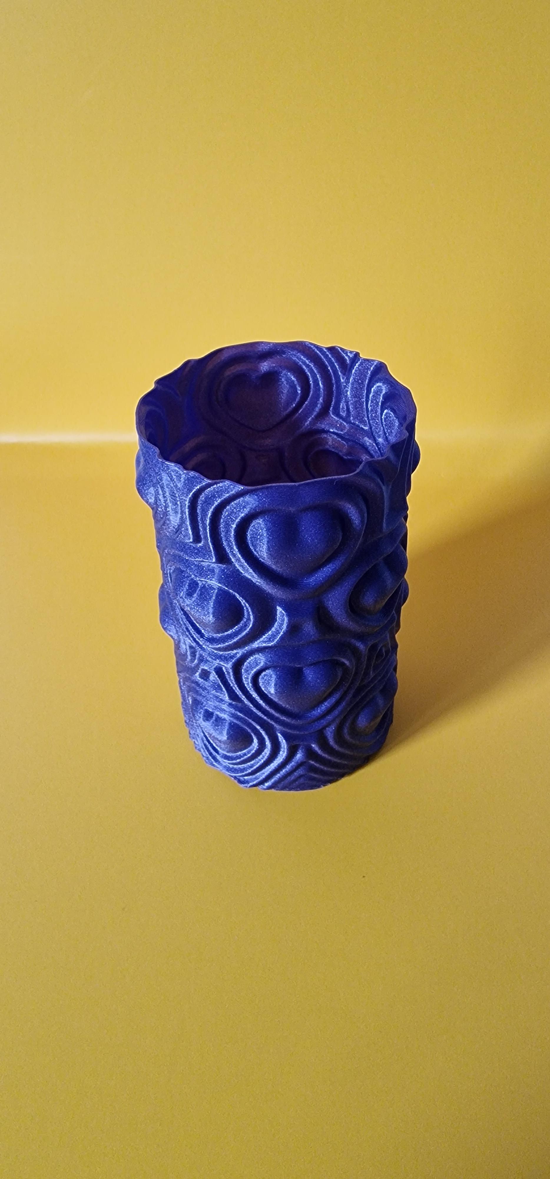 Heartbeat Vases (For Spiralized Printing) 3d model