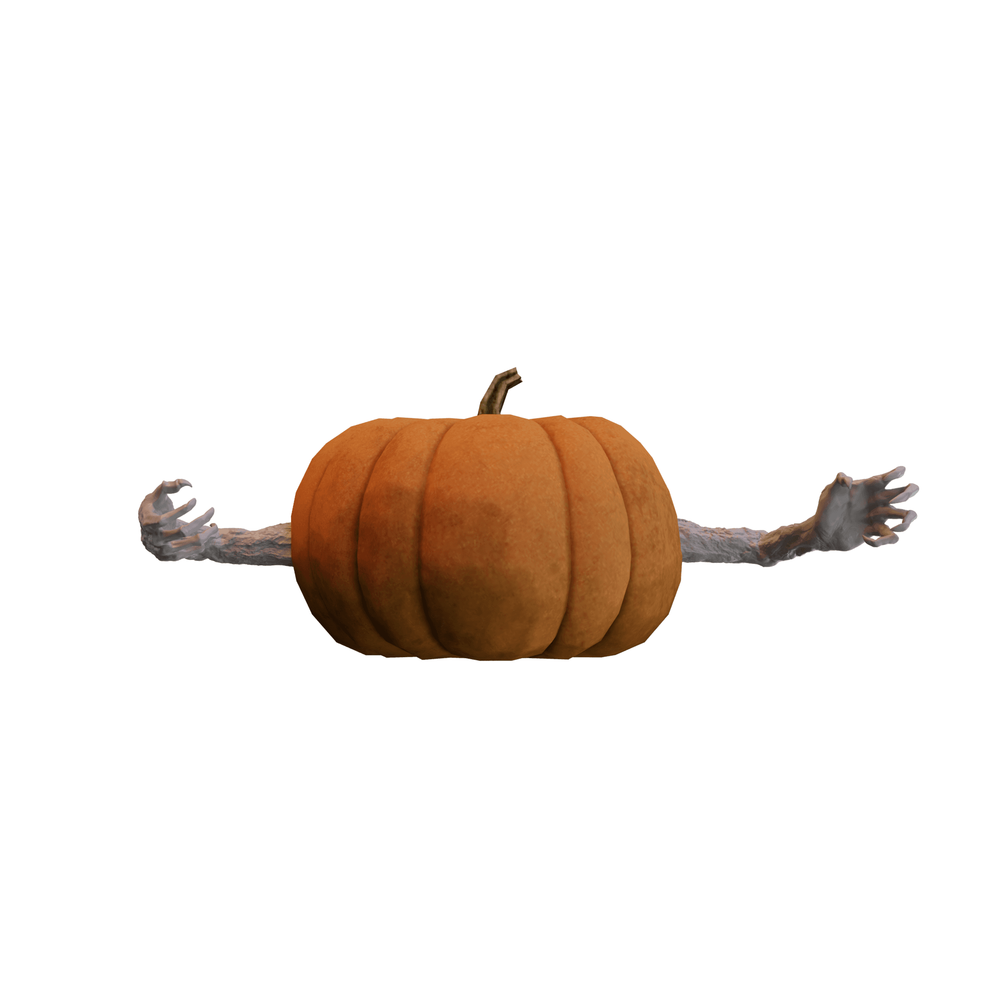 Mr Pumpkin Head Arms 2 3d model