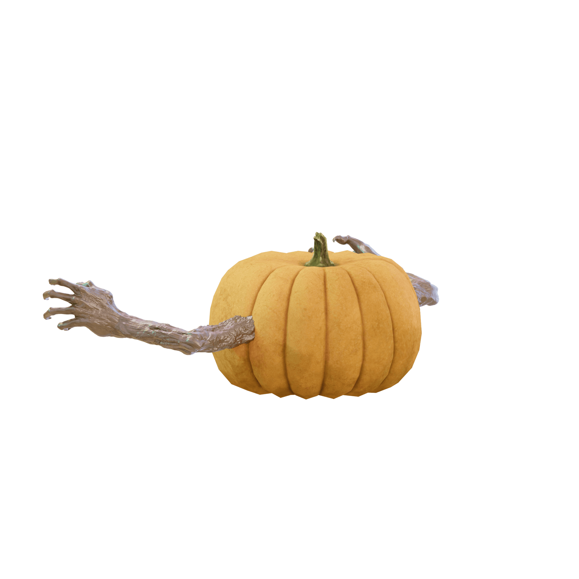 Mr Pumpkin Head Arms 2 3d model