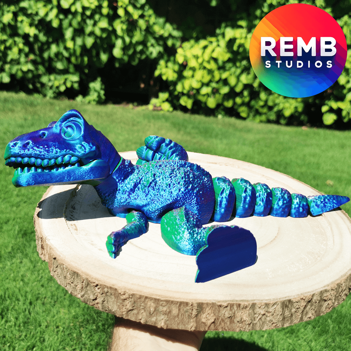 Flexi T-Rex Dinosaur  | Articulated Trex NO support 3d model