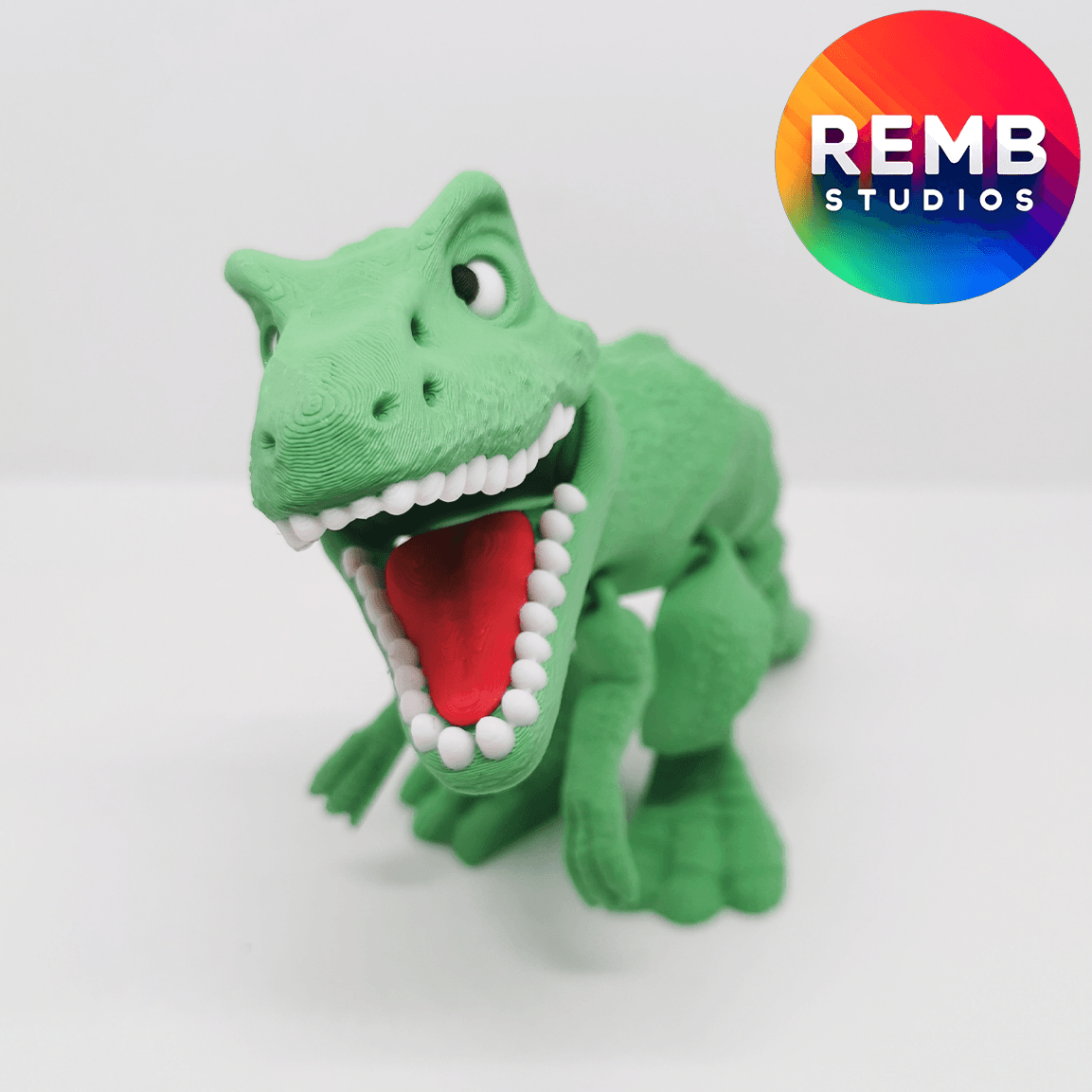 Flexi T-Rex Dinosaur  | Articulated Trex NO support 3d model