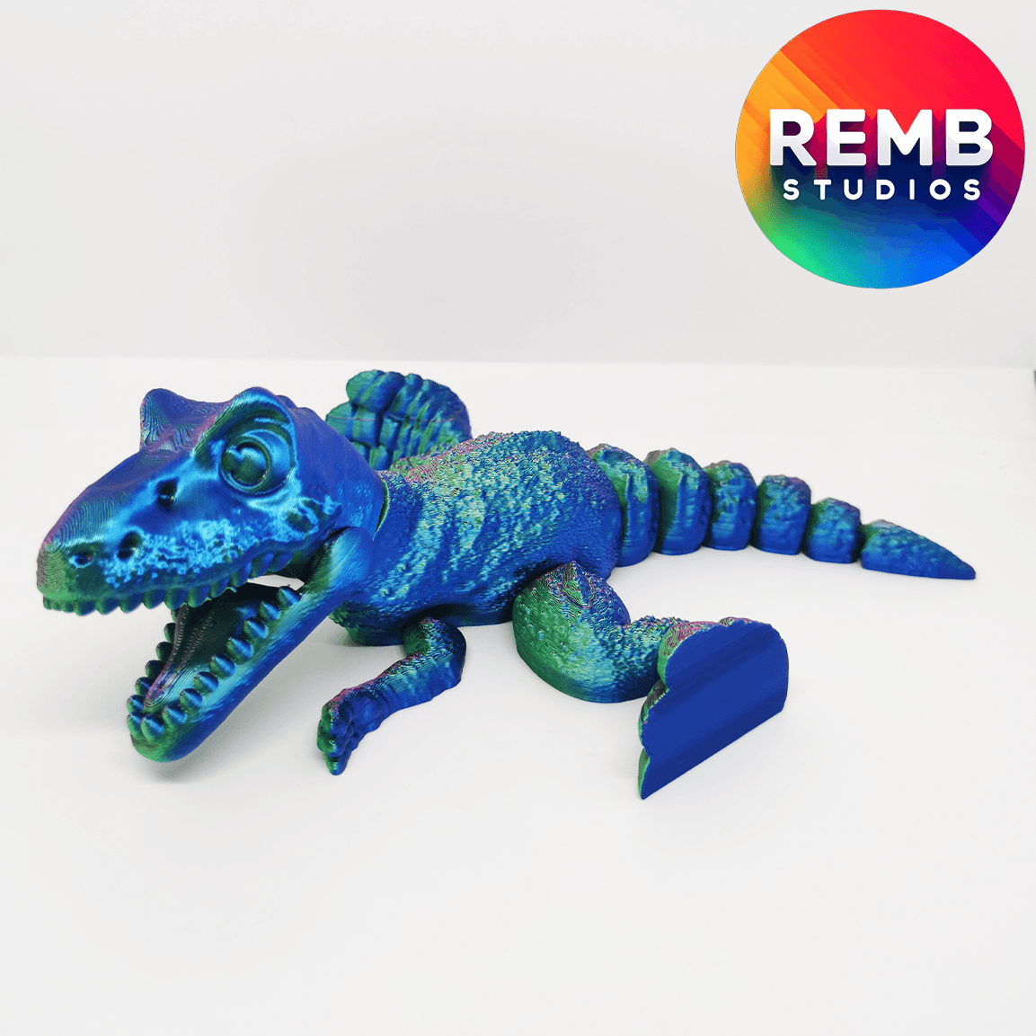 Flexi T-Rex Dinosaur  | Articulated Trex NO support 3d model