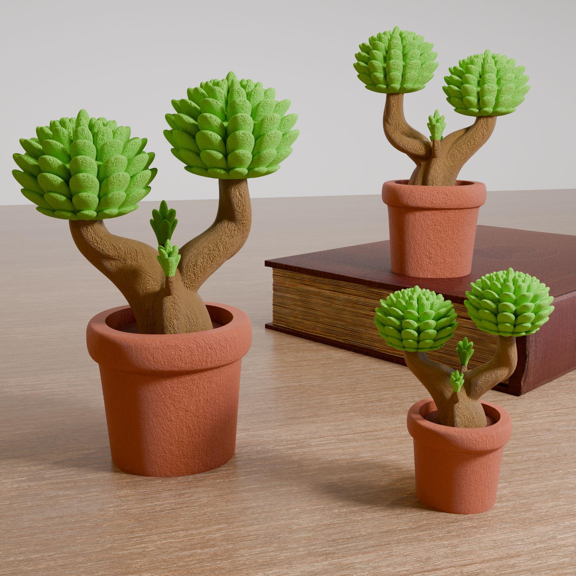 3D Printable Mini Tree STL + 3MF 3d model