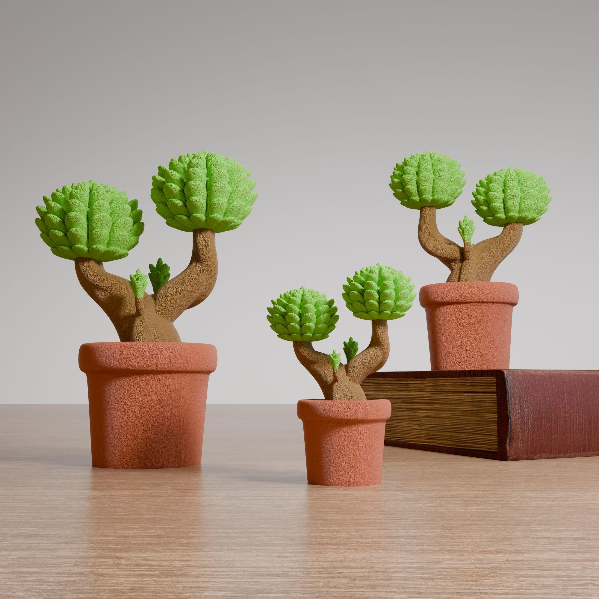 3D Printable Mini Tree STL + 3MF 3d model