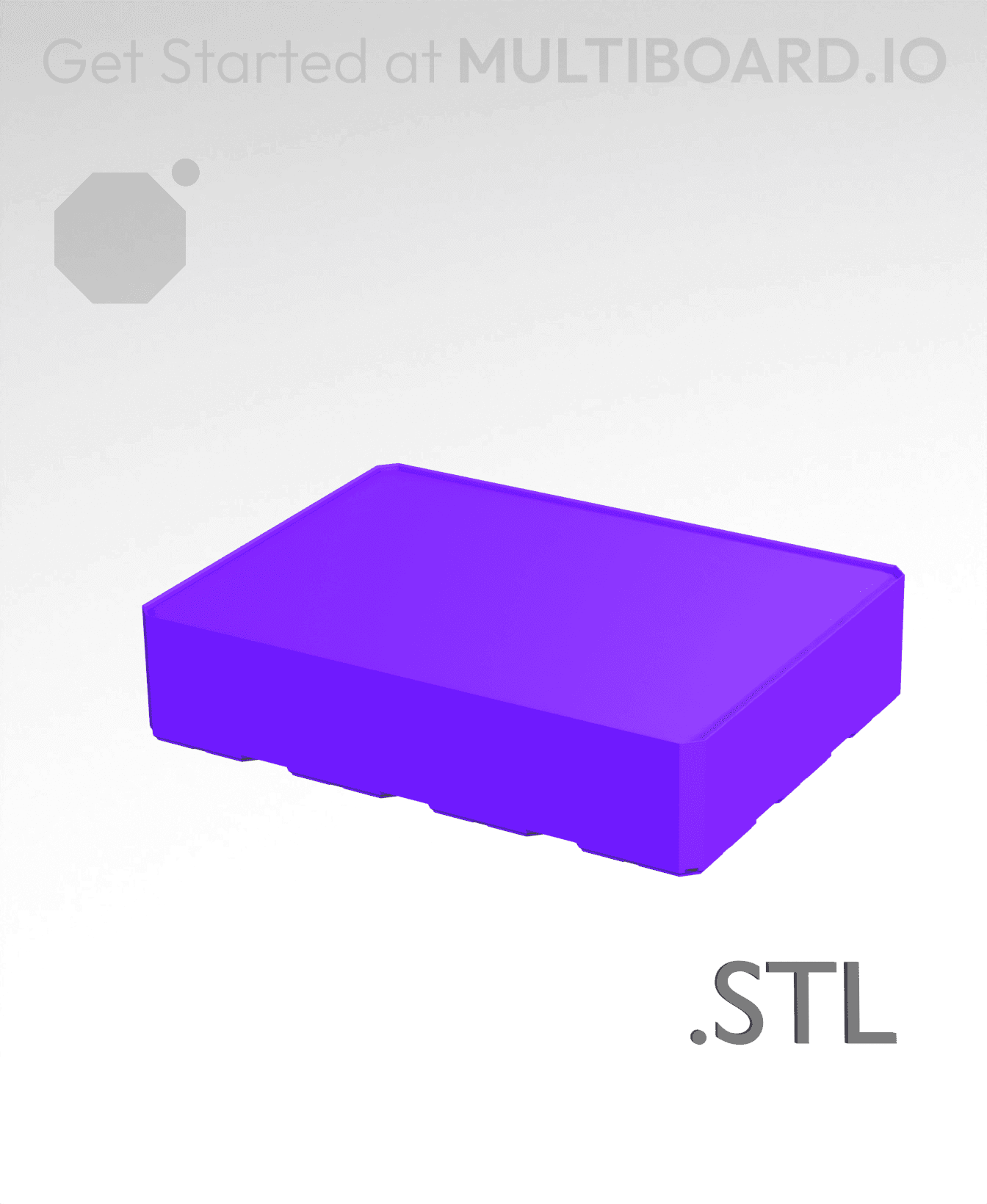 4x3x1 - Multibin Insert - STL Remixing File 3d model