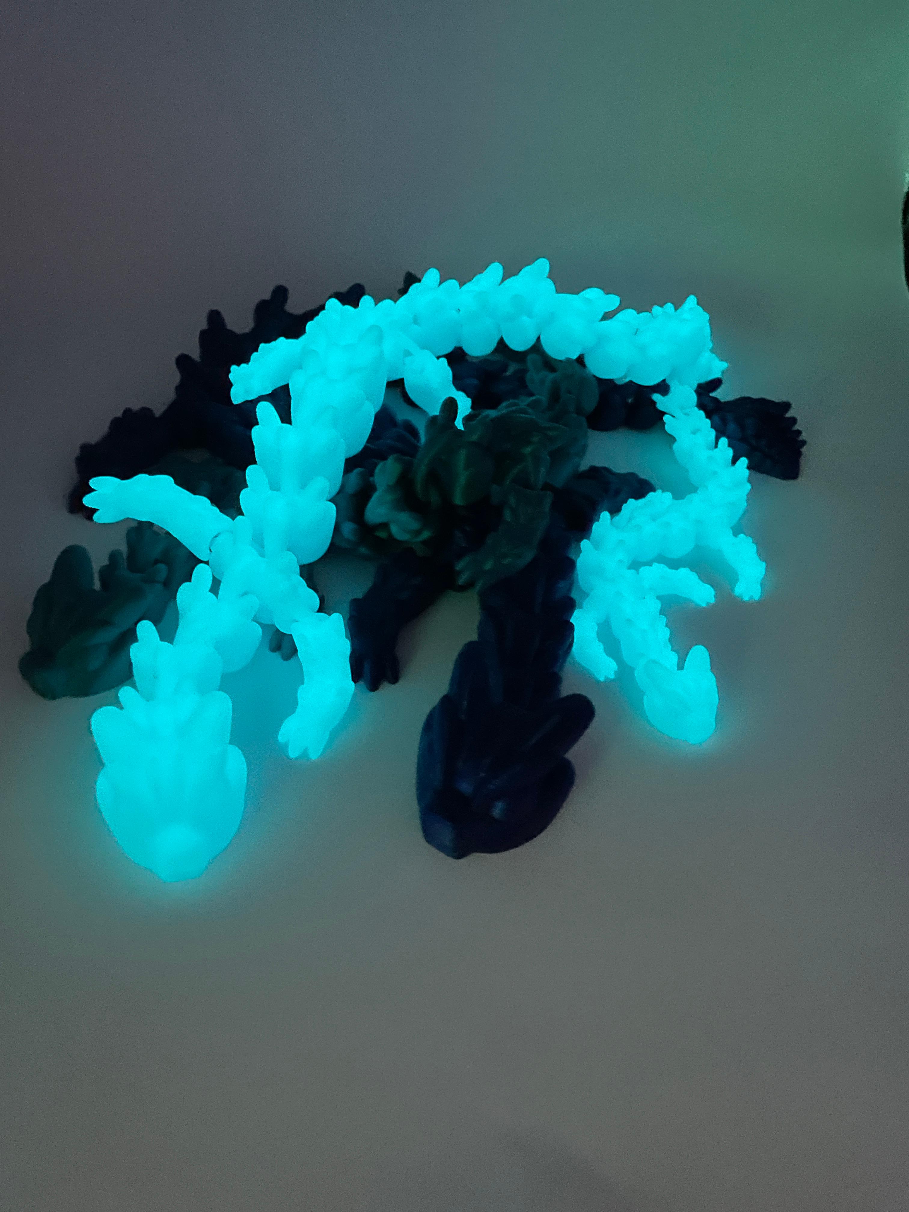 ArticulatedDragon - Aquamarine Dragon 3d model