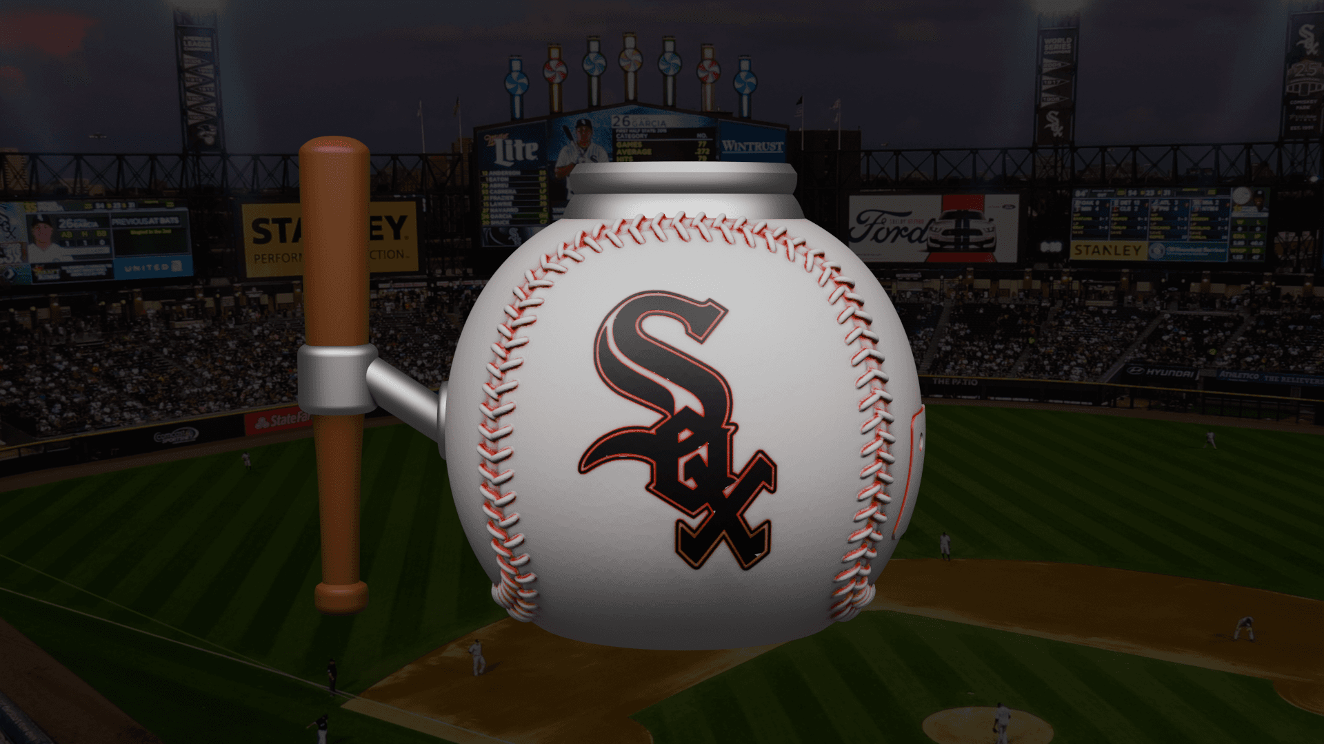 White Sox Baseball Can Holder / Koozie 3d model