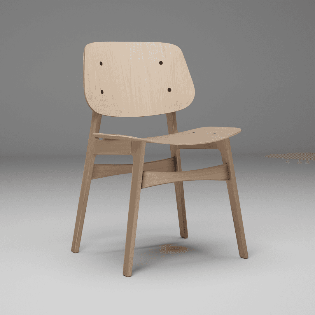 REAL WOODEN CHAIR.fbx 3d model