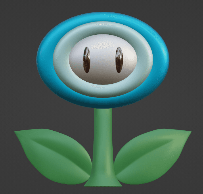 Fire Flower 3d model