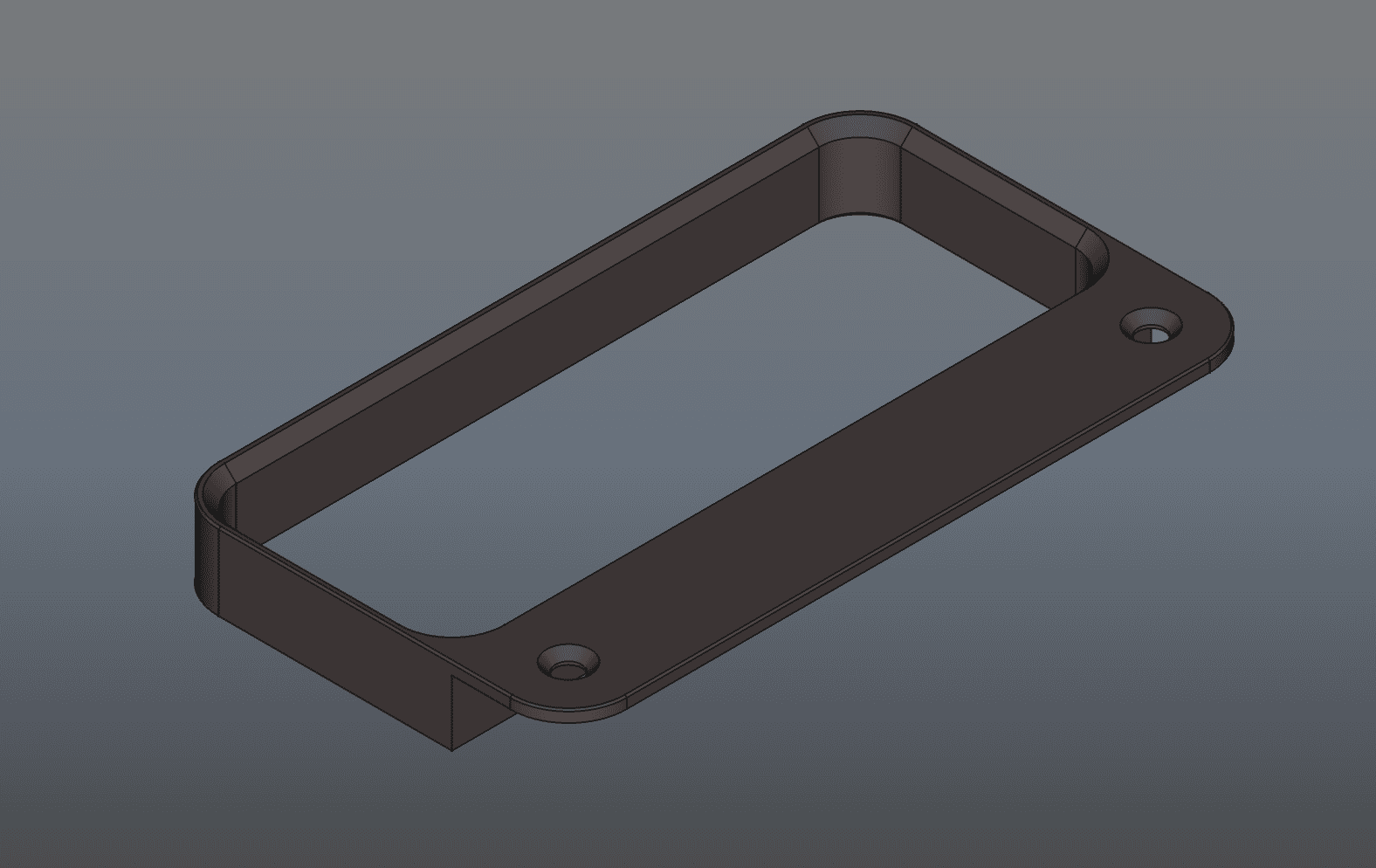 Desk side tray 3d model