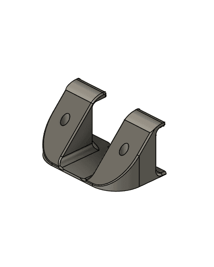 bicycle pump holder.stl 3d model