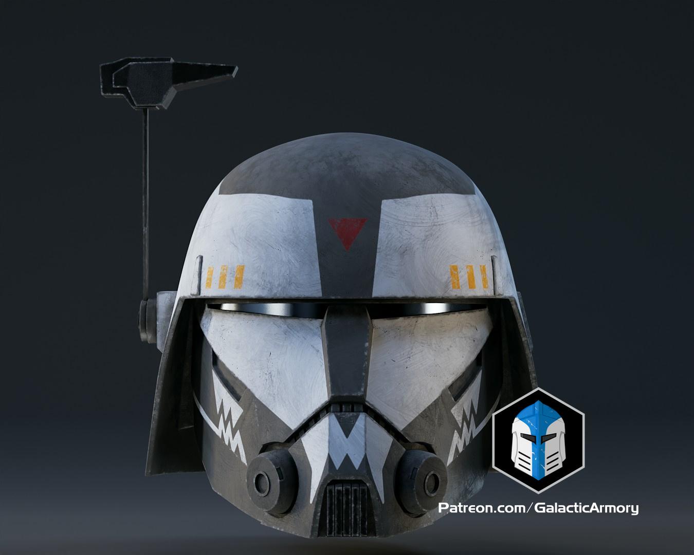 Desert Commander Wolffe Helmet - 3D Print Files 3d model