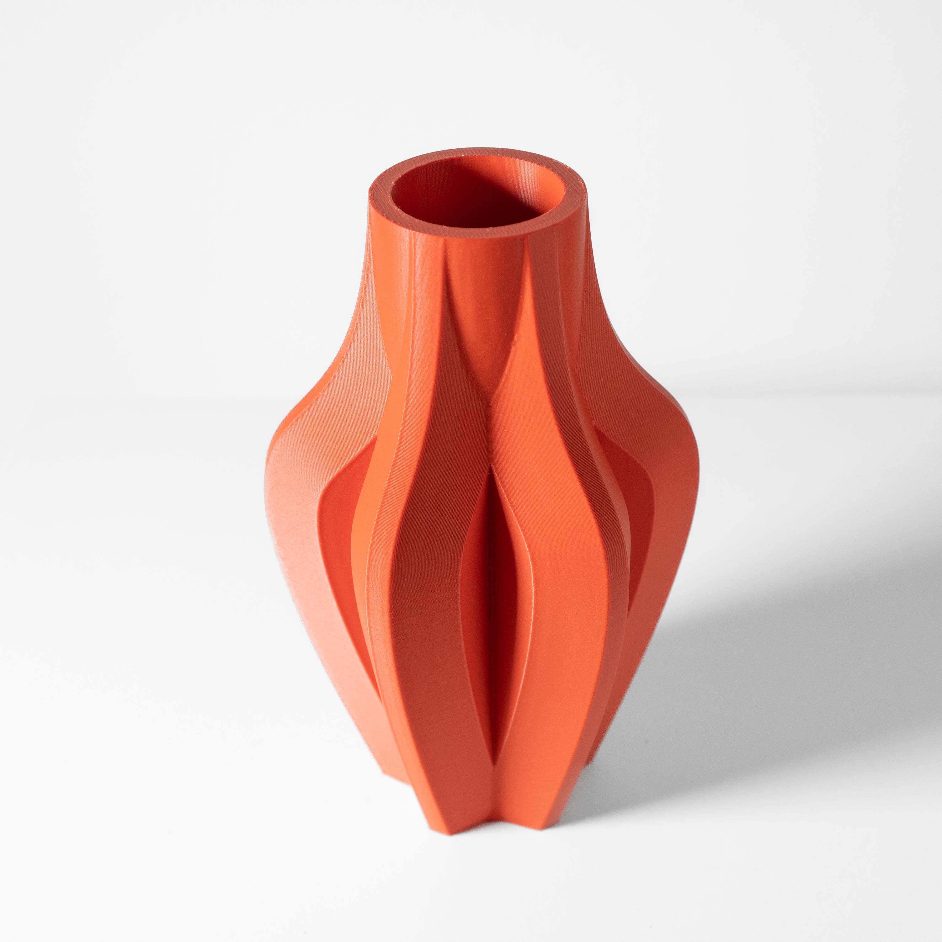 The Kasia Vase, Modern and Unique Home Decor for Dried and Preserved Flower Arrangement  | STL File 3d model