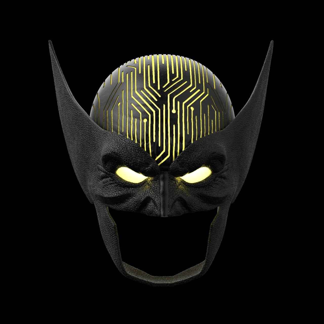 Omega Wolverine Mask STL 3D FILE 3d model