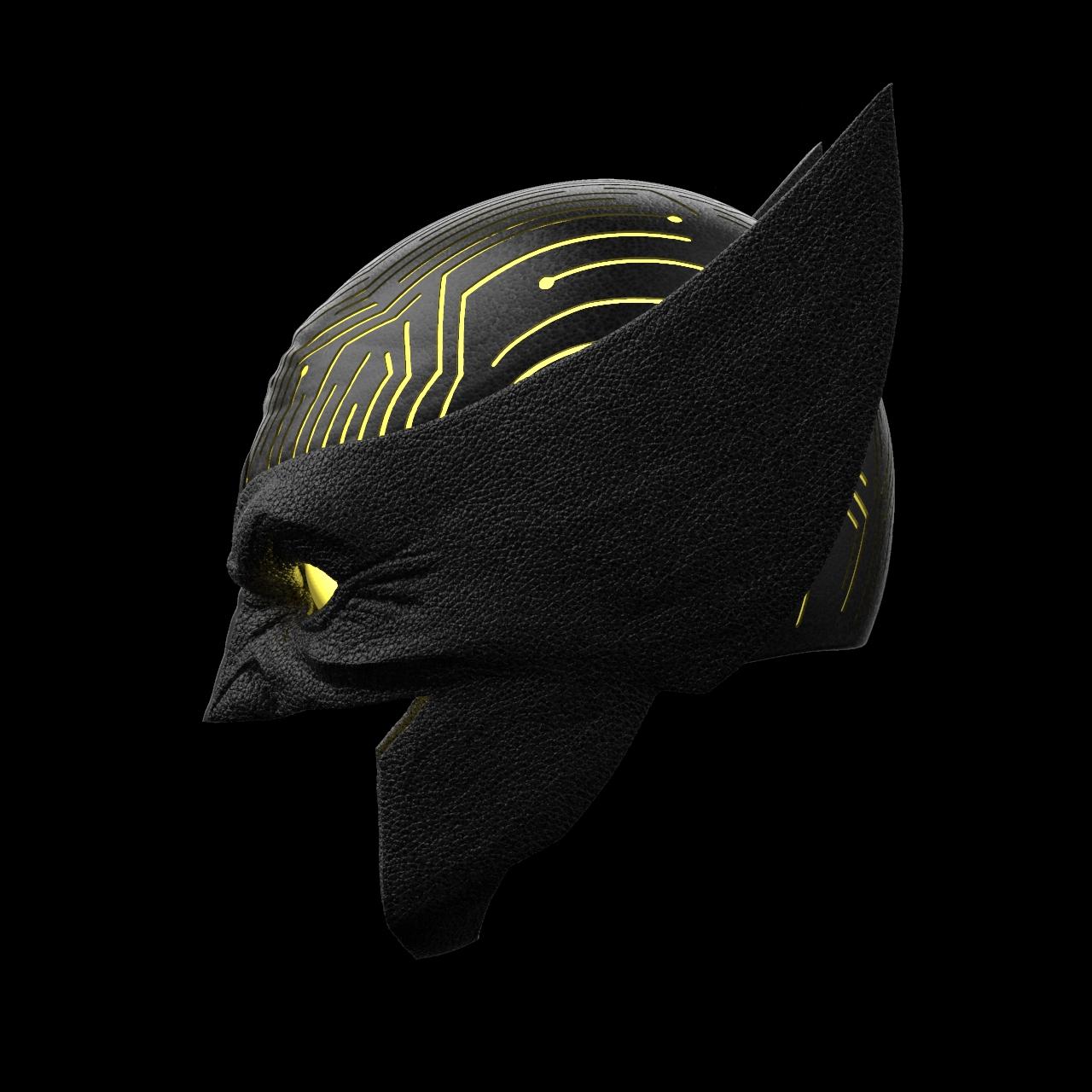 Omega Wolverine Mask STL 3D FILE 3d model