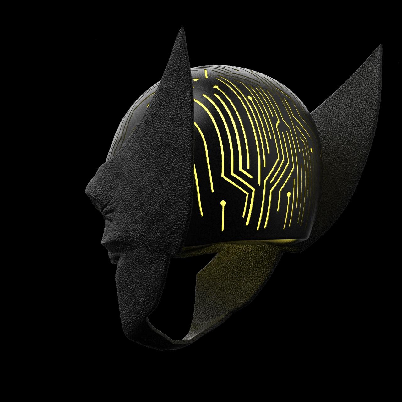 Omega Wolverine Mask STL 3D FILE 3d model