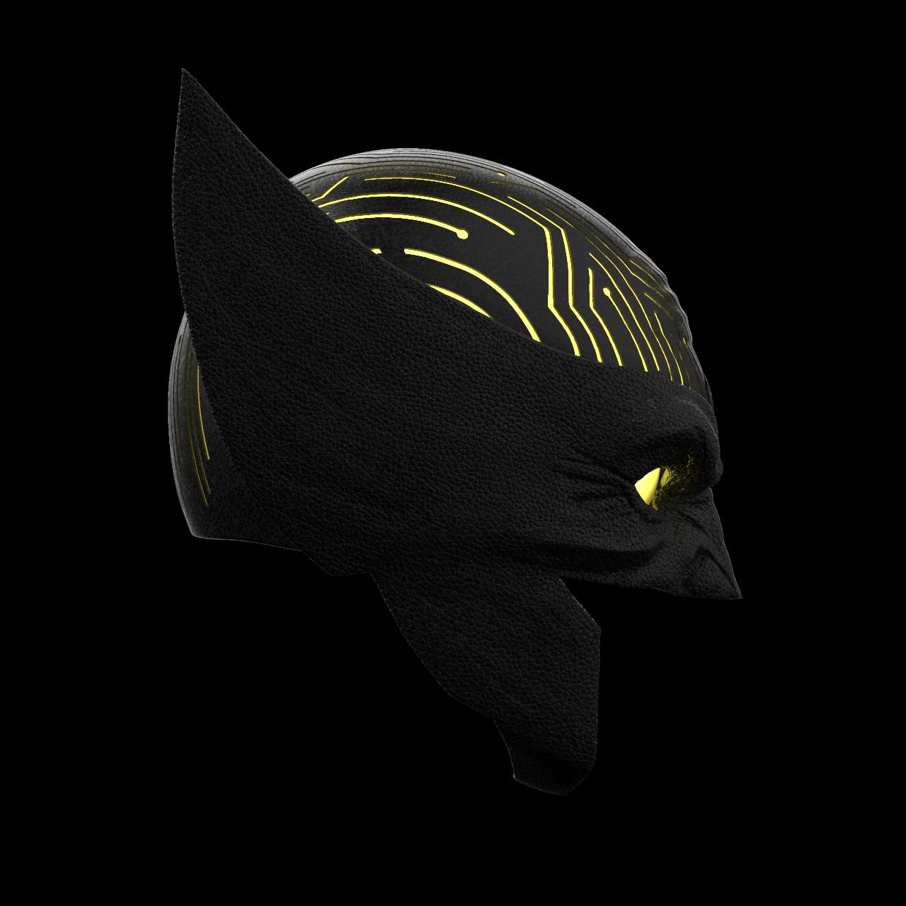 Omega Wolverine Mask STL 3D FILE 3d model