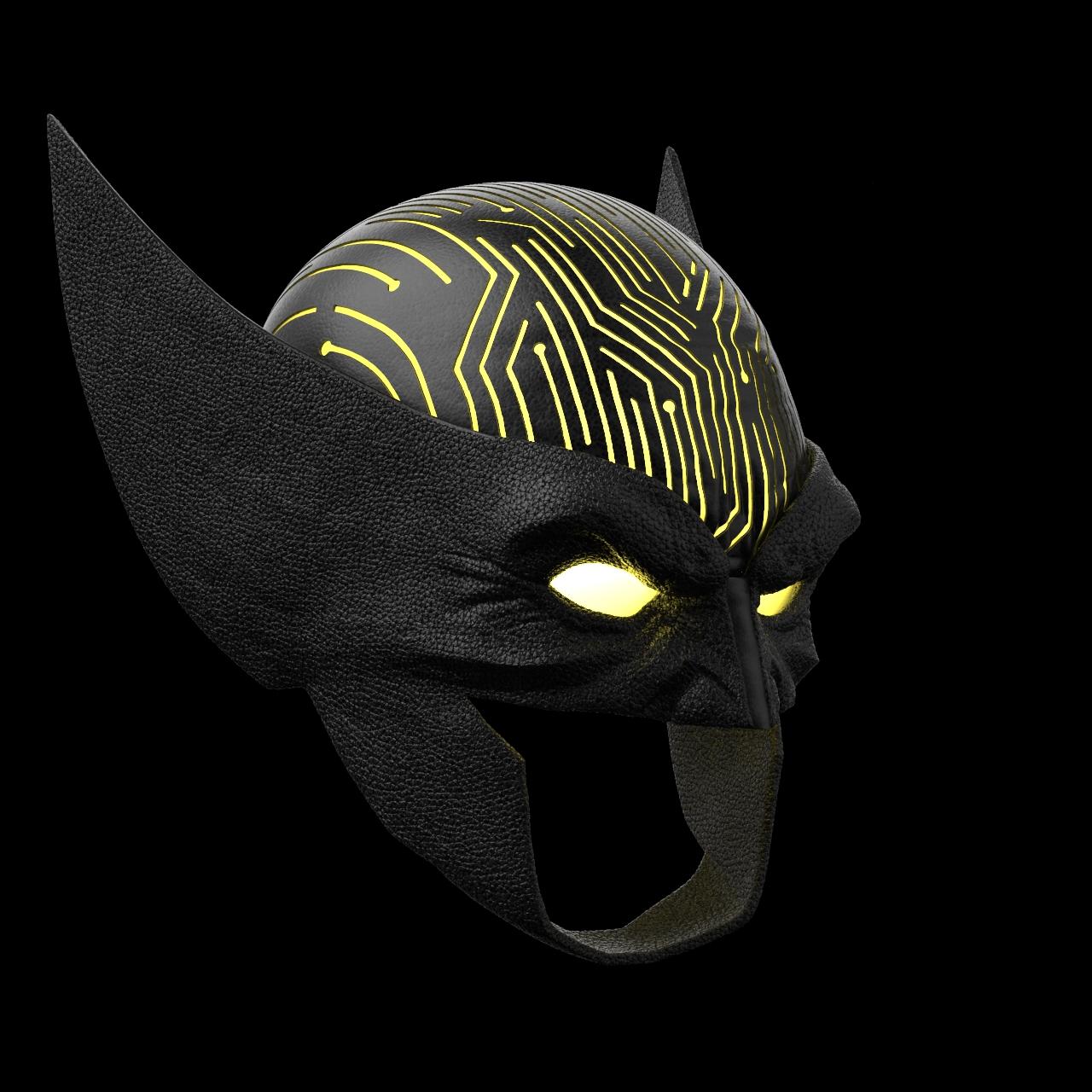 Omega Wolverine Mask STL 3D FILE 3d model