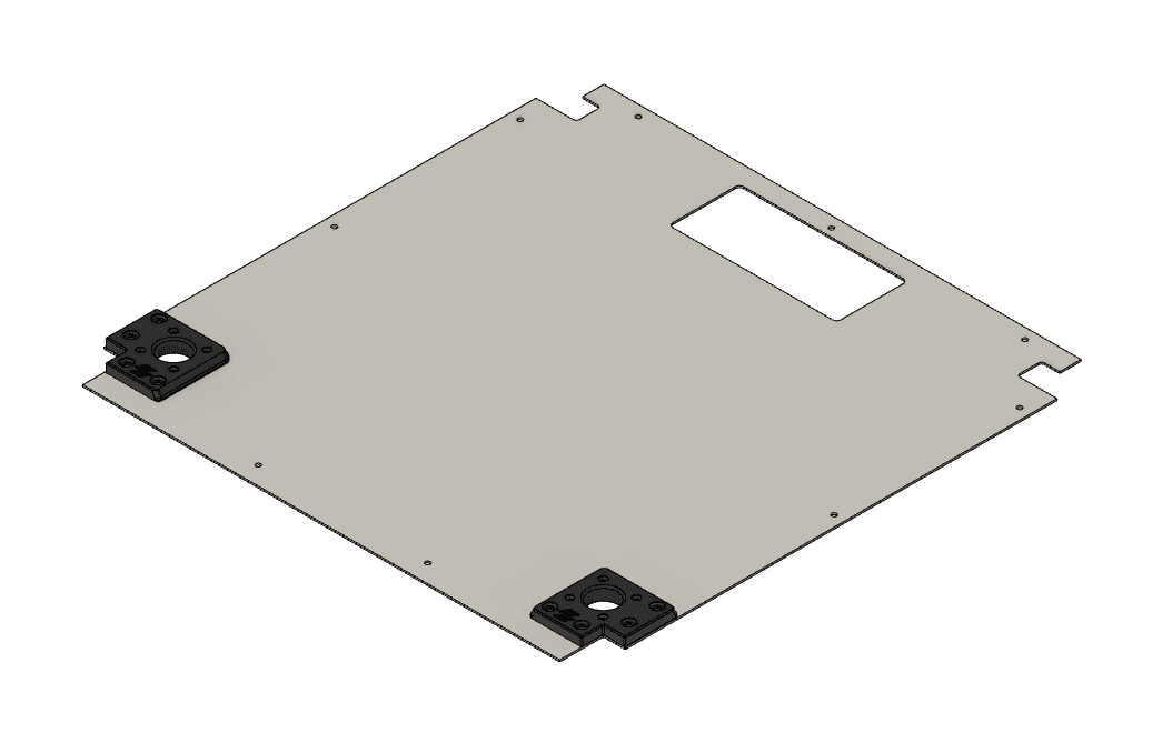 Ender6-BoardPlate-Redesigned 3d model