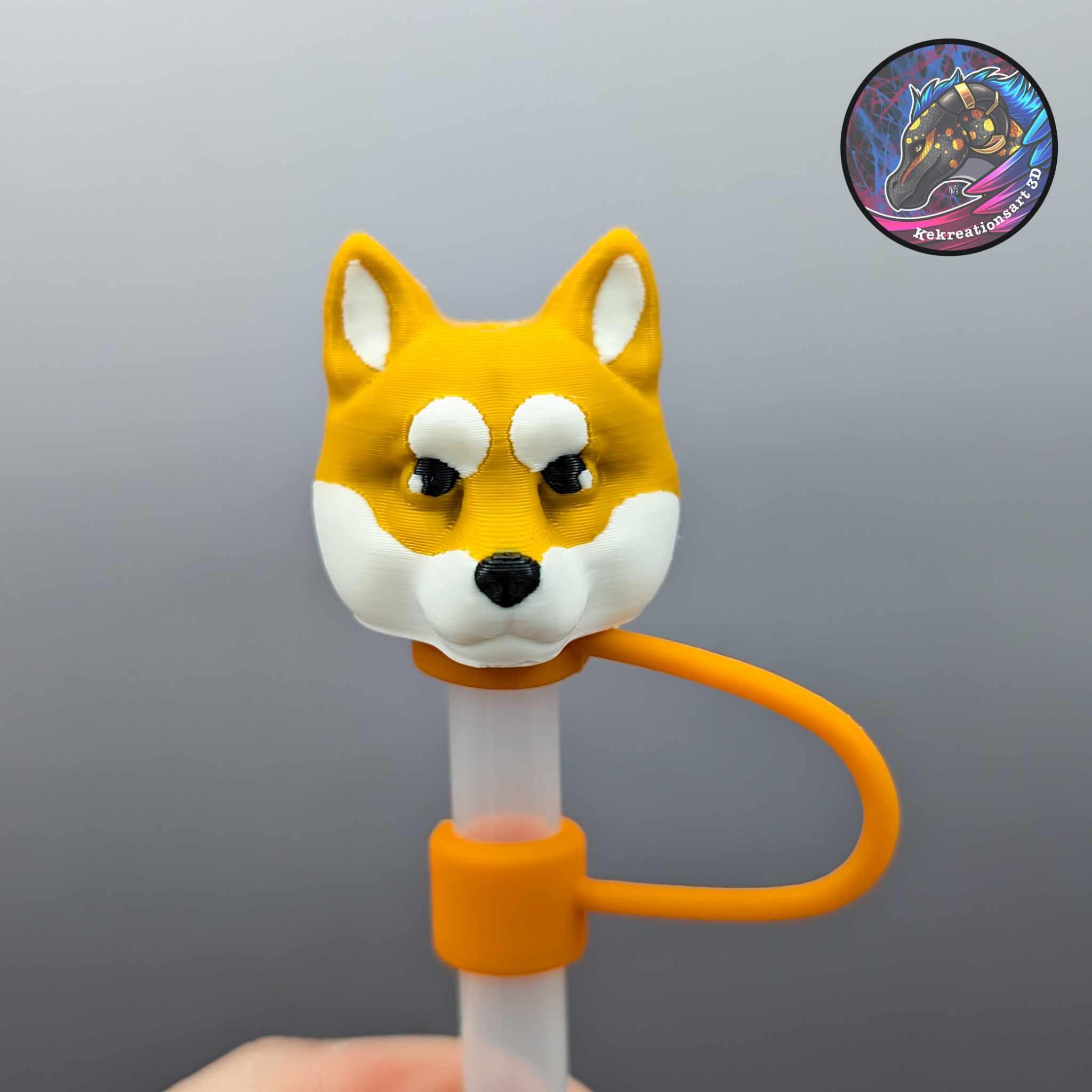 Dog set 2 keychains and toppers 3d model