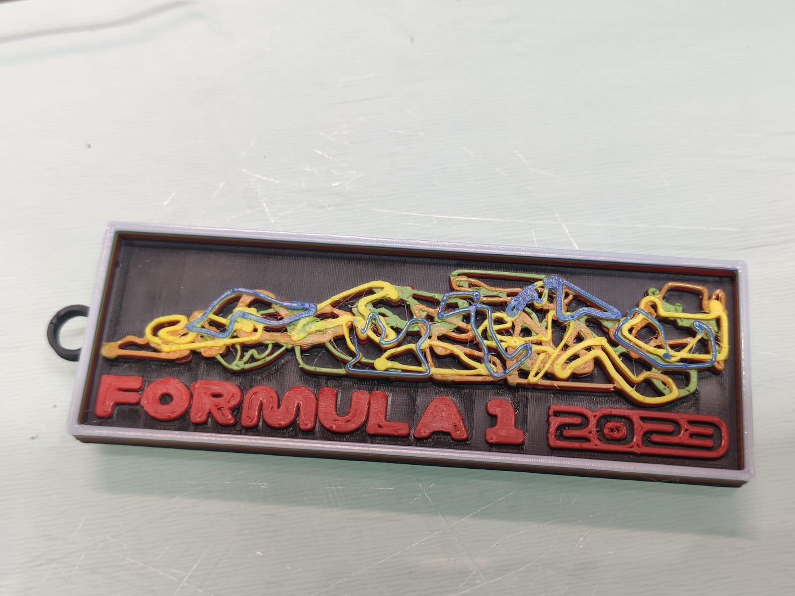 Formula One 2023 Keychain 3d model