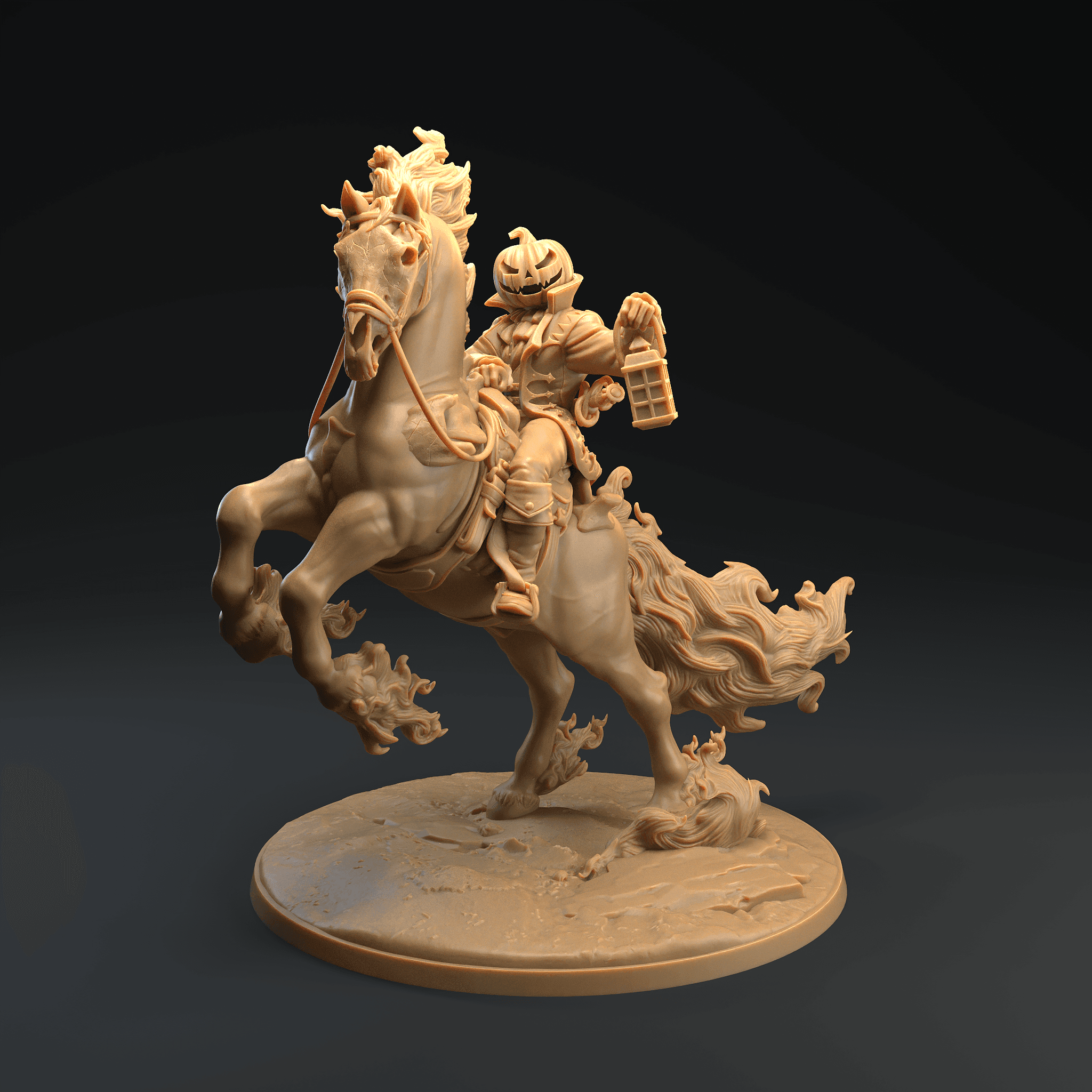 Headless Horseman on Nightmare  3d model