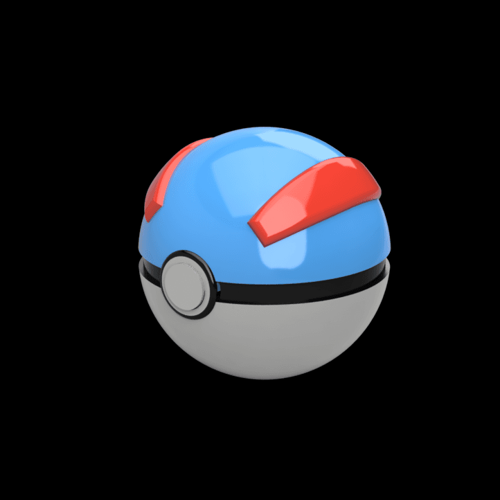 Pokeball Lot 3d model