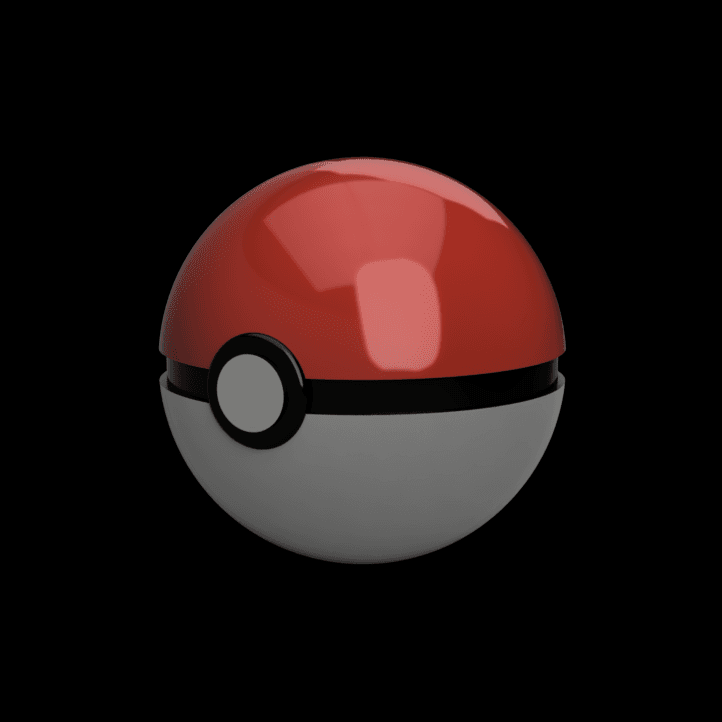 Pokeball Lot 3d model