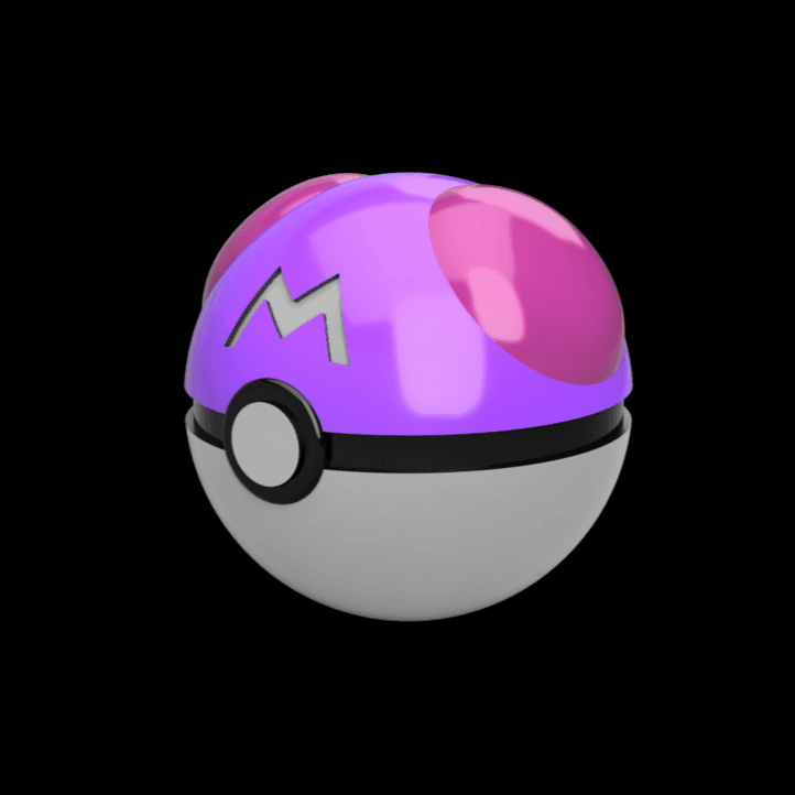 Pokeball Lot 3d model