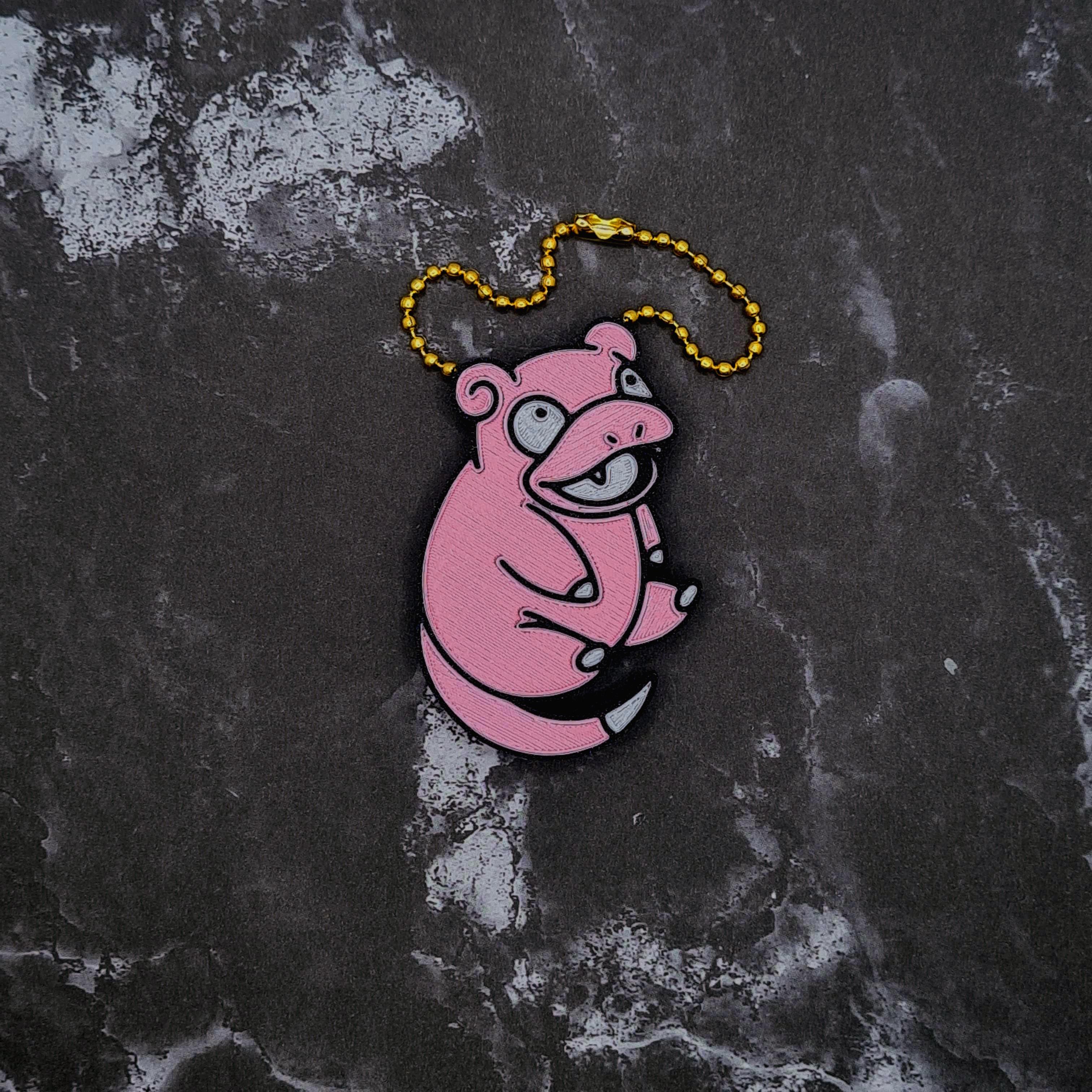 Slowpoke Keychain 3d model