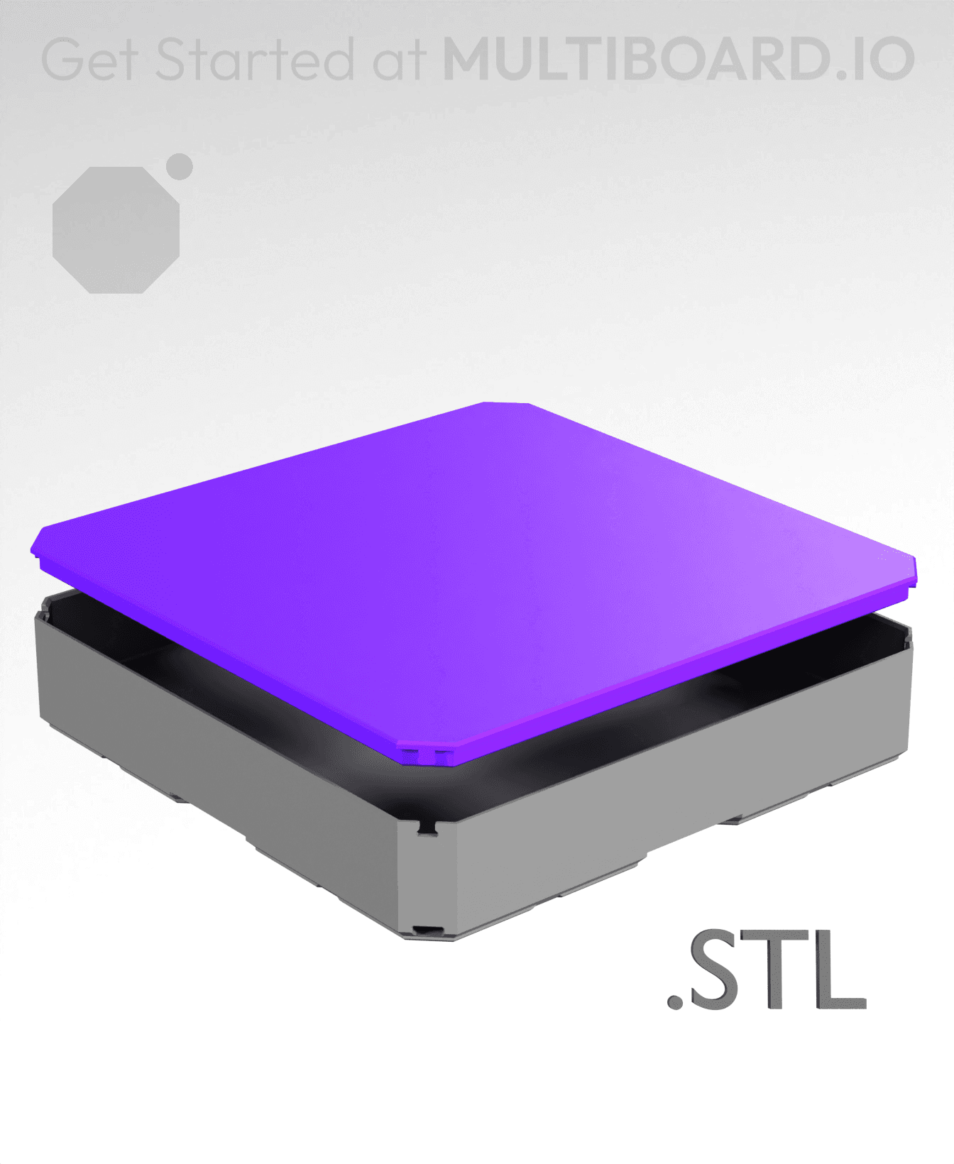 2x2 - Multibin Top - STL Remixing File 3d model