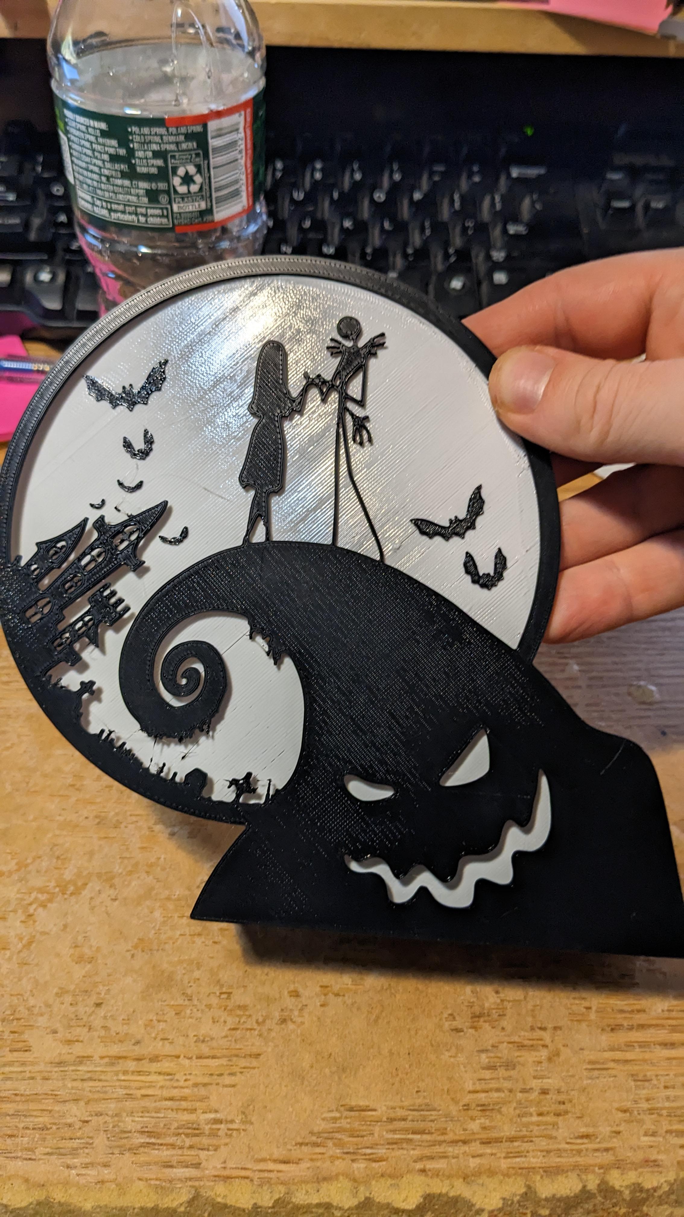 Halloween Nightmare Before Christmas Candle 3d model