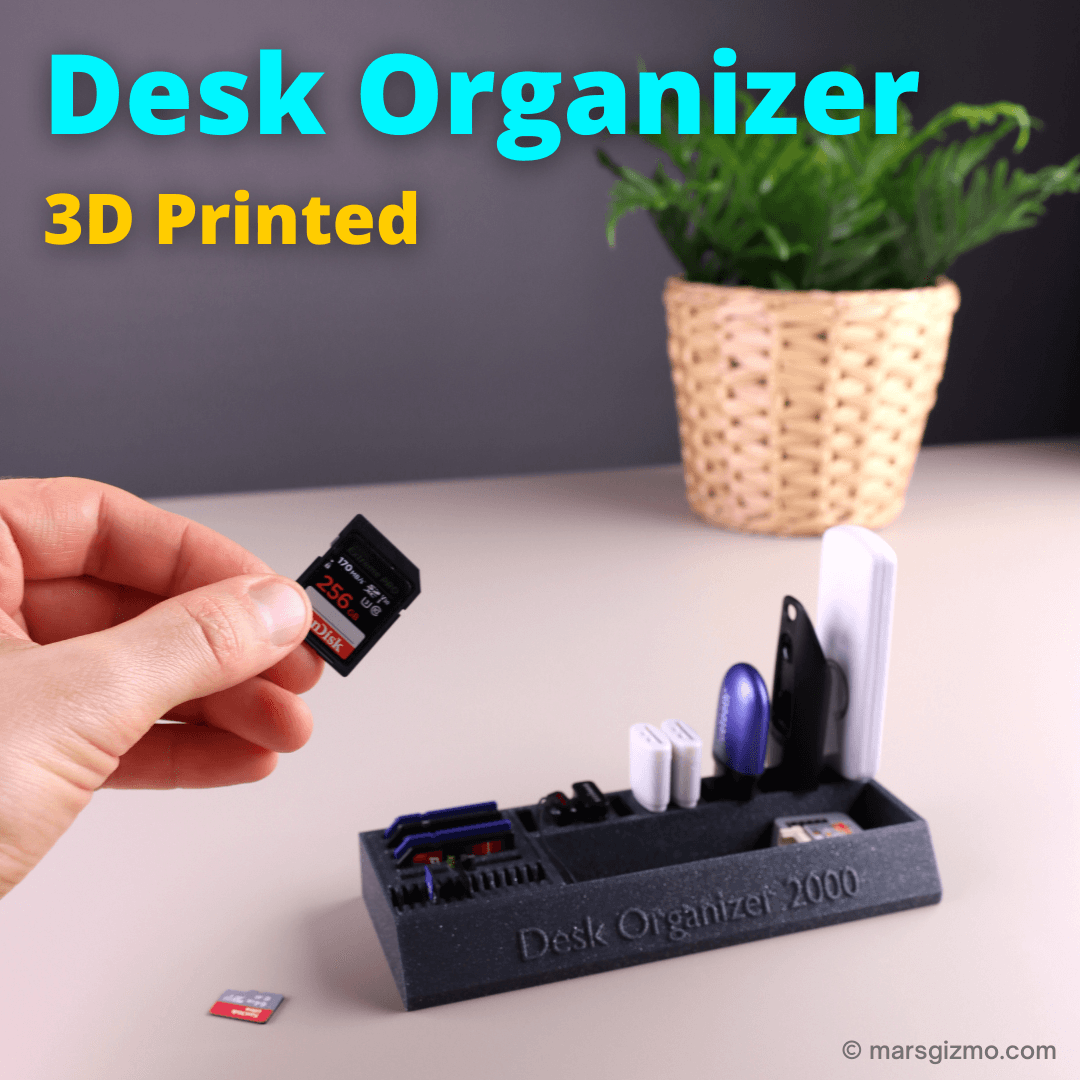 USB Stick, SD Card organizer - Check it in my video: https://youtu.be/xNJVD7vmkEY

My website: https://www.marsgizmo.com - 3d model