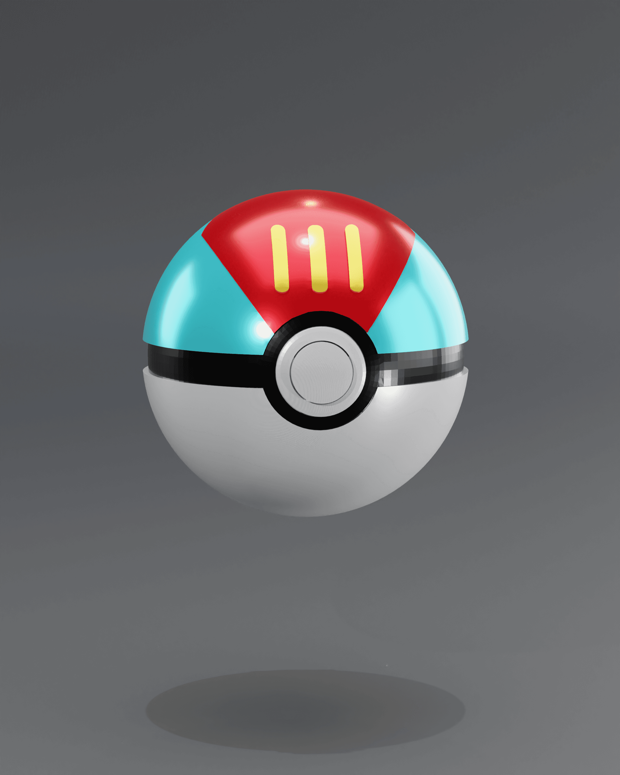 Lure Ball Pokeball 3d model