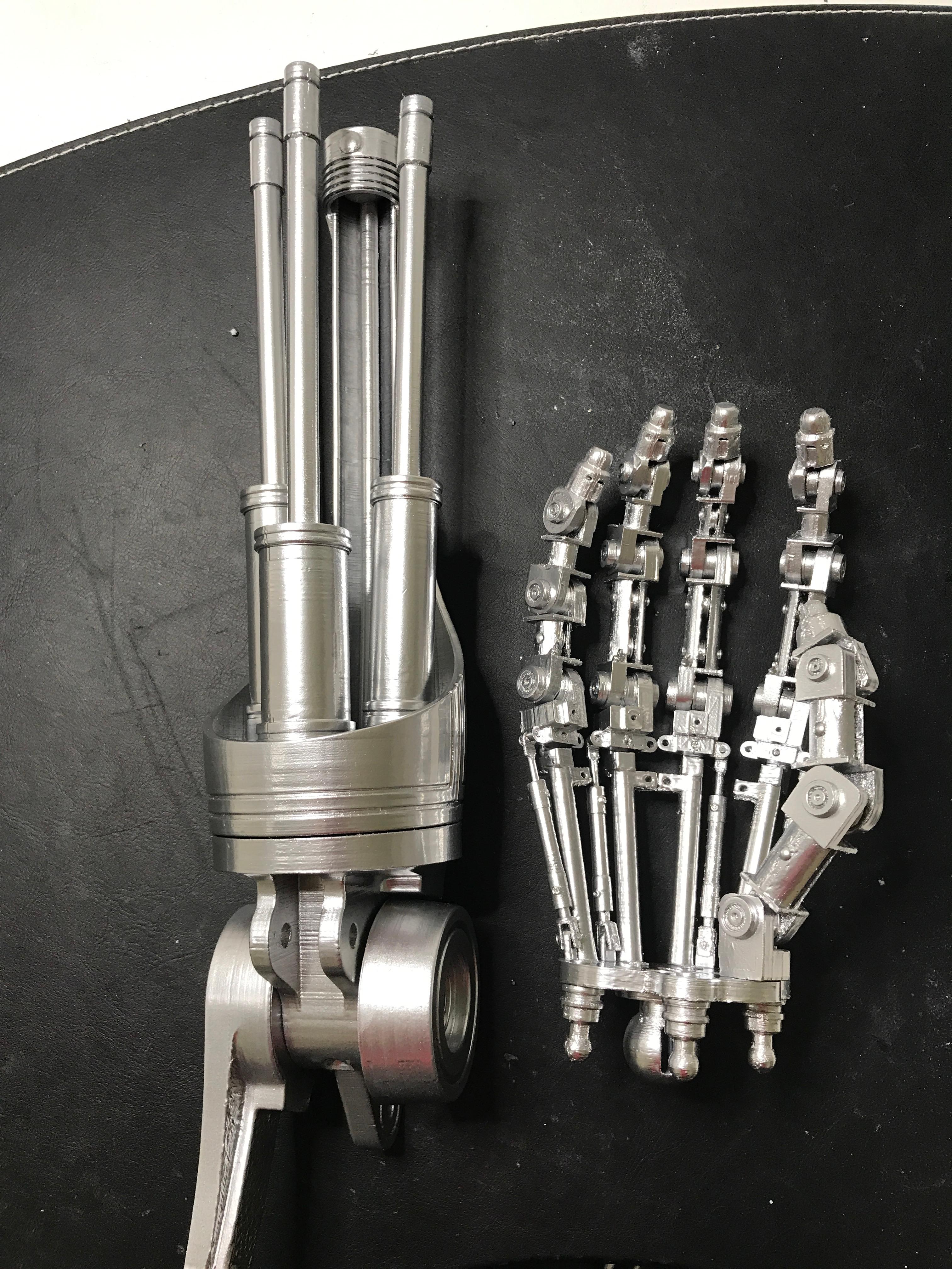 1:1 Terminator Arm with Lights 3d model