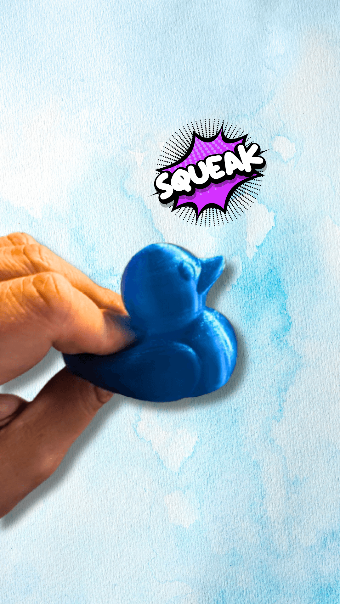 TPU Rubber Duck | Compatible with The Squeaker! by SpoolDesigns | 3D print your own squeaky toy! 3d model