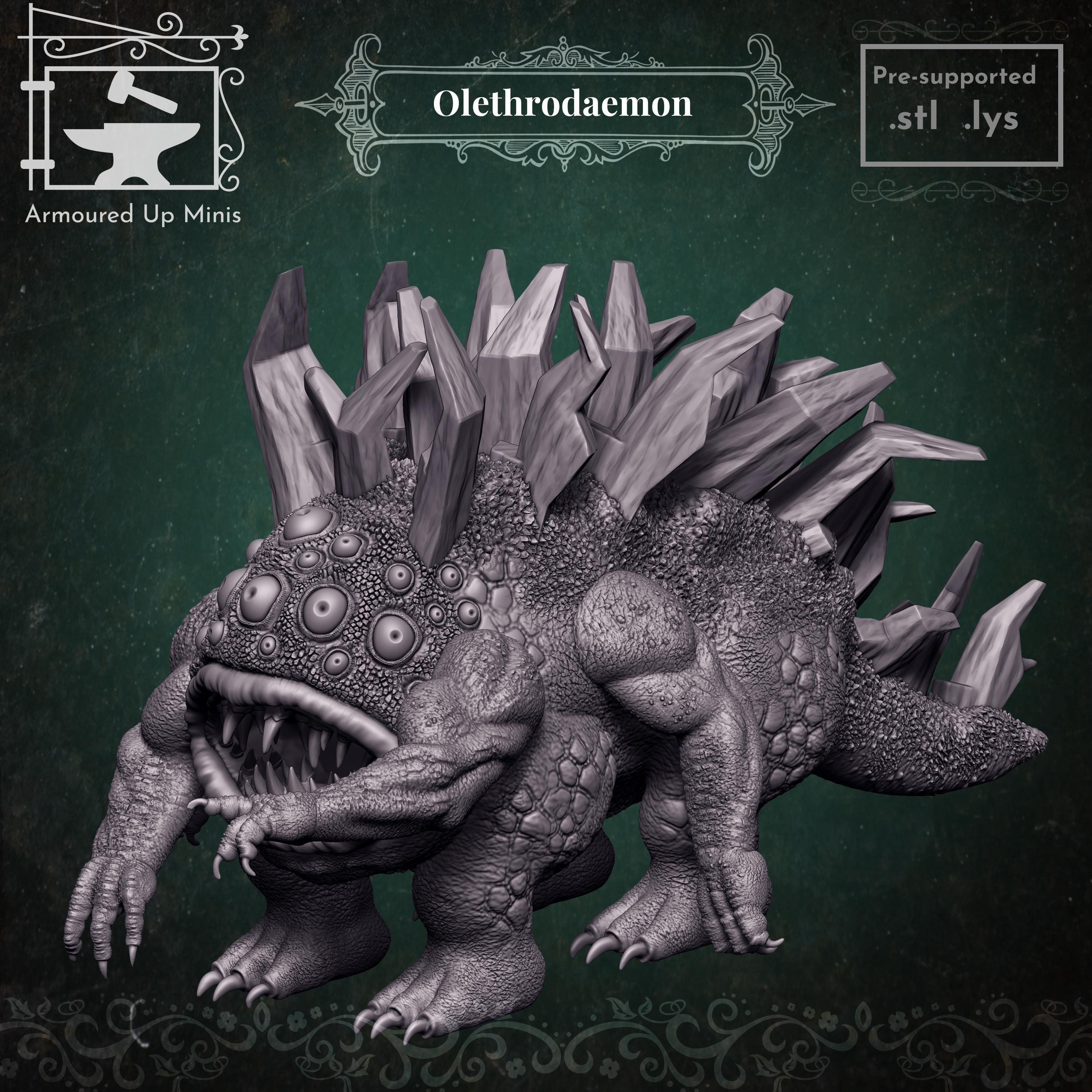 Olethrodaemon 3d model