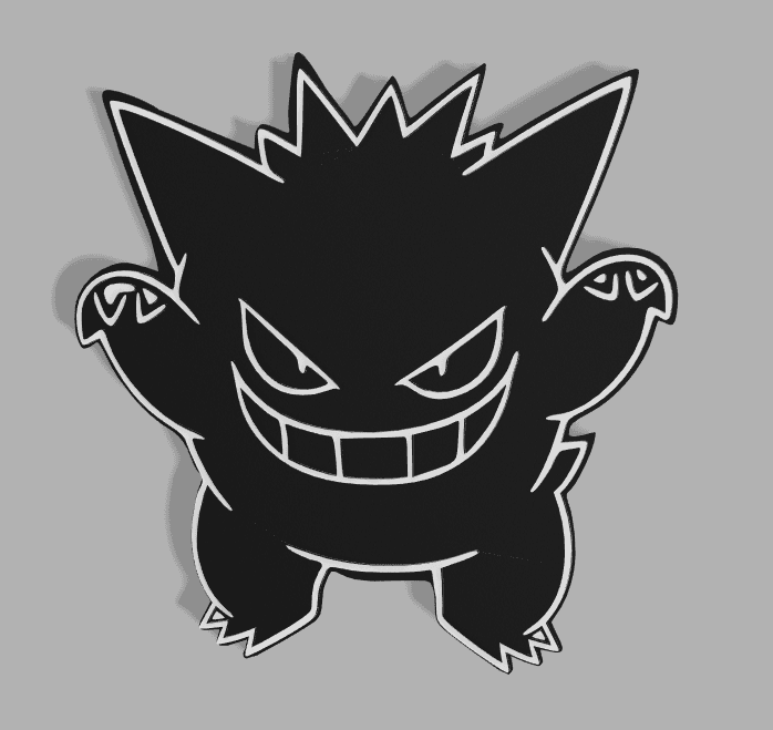 Gengar first.stl 3d model