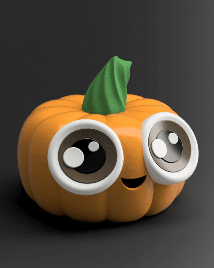 Cute Li'l Pumpkin 3d model